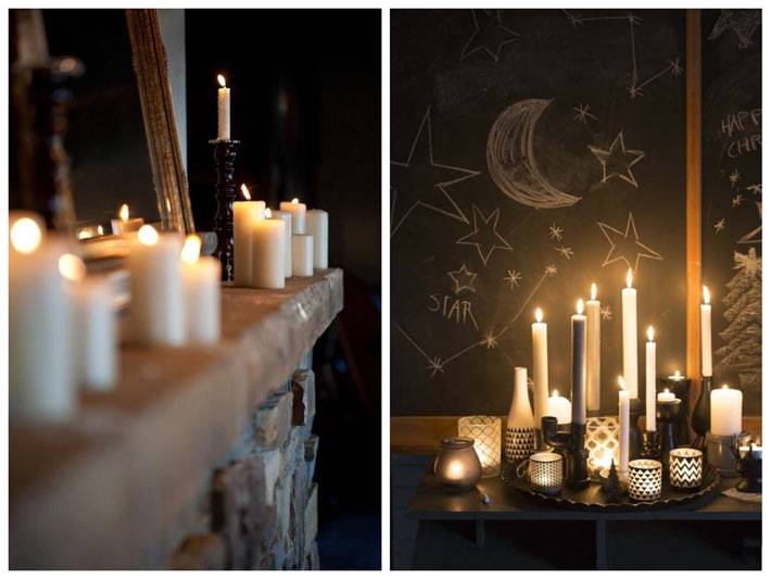 Выбор свечей для церемонии «семейный очаг»