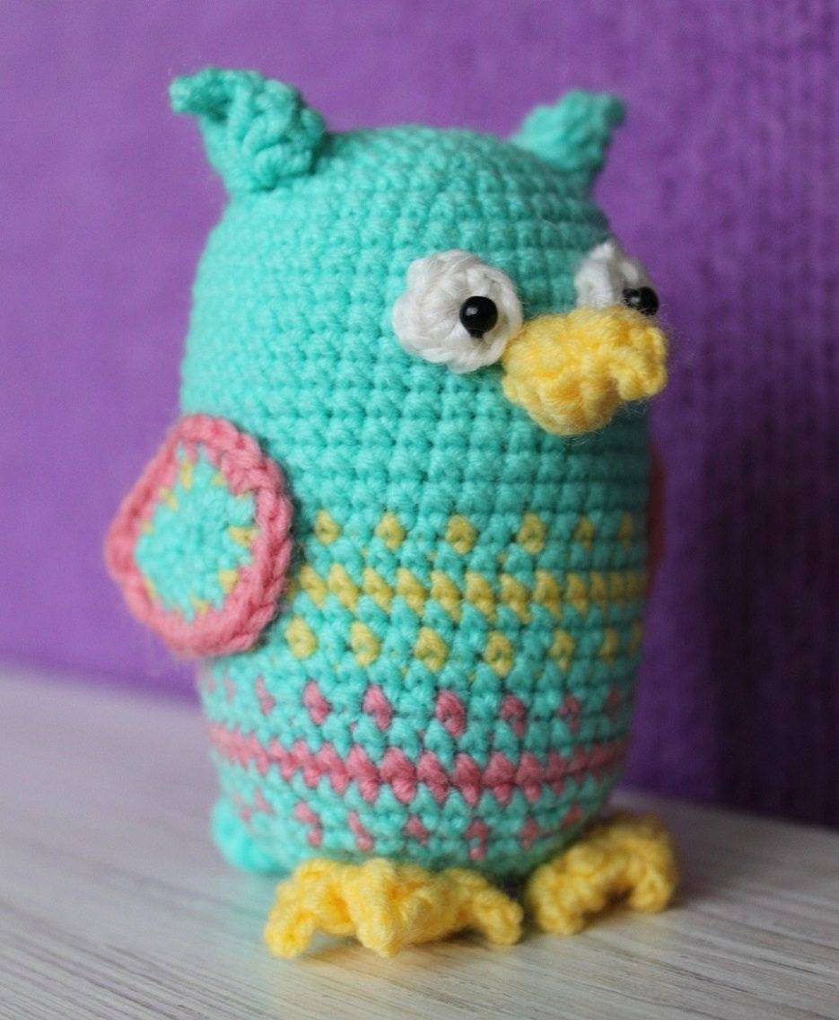 Схемы игрушек амигуруми крючком: кукла, овечка и сова для начинающих с видео и фото
