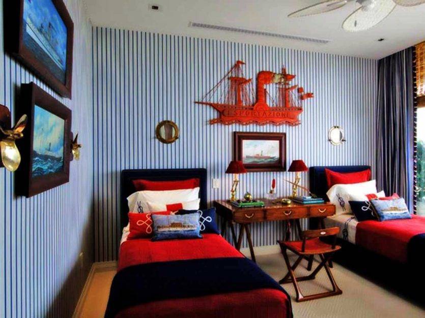 Квартиры в морском стиле? [креатив на 100%] +110 фото?