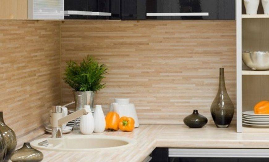 Красивая плитка с геометрическими узорами для кухонного фартука