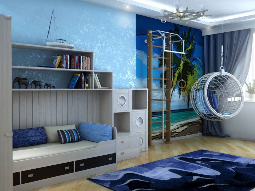 Квартиры в морском стиле? [креатив на 100%] +110 фото?