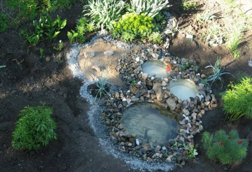 Украшаем участок: искусственный водоем своими руками